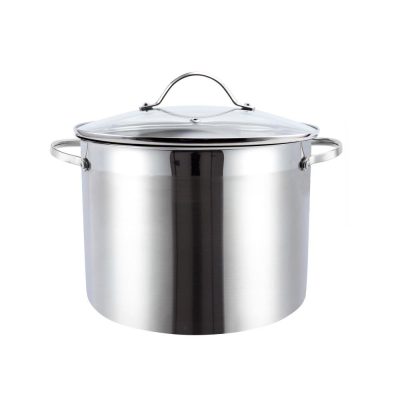 Olla de 19.29 L de Acero Inoxidable Satinado 32 x 24 cm