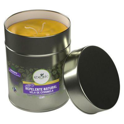Vela de Citronela en Cubeta de Metal 450 g