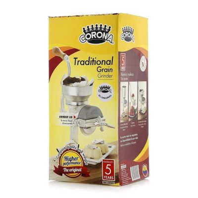 Molino para Granos Color Plateado