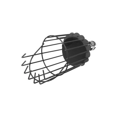 Recogedor de Frutas con Esponja y Canastilla de Acero sin Mango 33 cm Negro