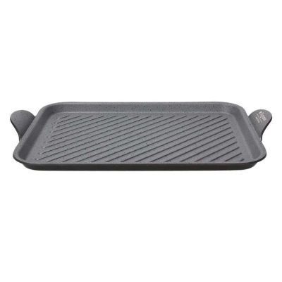 Plancha Grill de 35 x 25 cm Color Gris