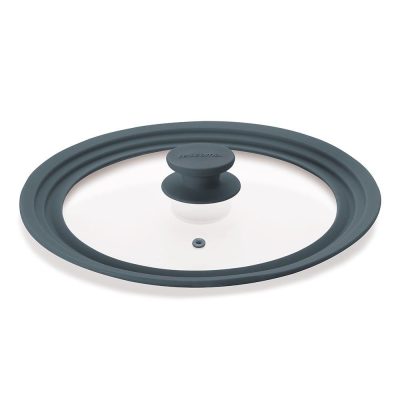 Tapa Unicover para Ollas y Sartenes de 24 26 y 28 cm Color Gris