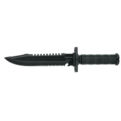 Cuchillo Táctico Negro de 8 Plg