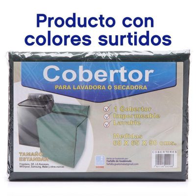 Cobertor Impermeable para Lavadora o Secadora 68 x 65 x 90 cm Color Surtido