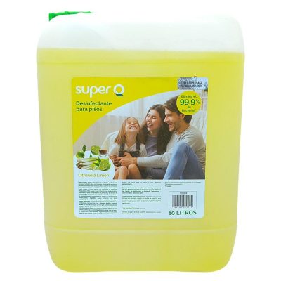 Desinfectante Super-Q para Pisos Aroma Citronela Limón de 10 L