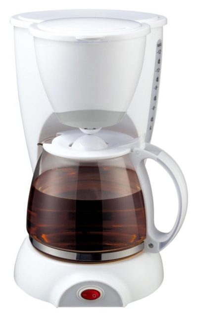 Cafetera con Jarra de Vidrio de 1.2 L 800 W Color Blanco