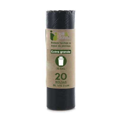 Bolsas Biodegradables para Basura Tamaño L, 20 Unidades