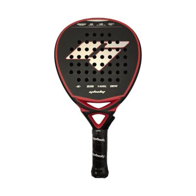 Pala de Pádel de Fibra de Carbono G2 Pro Negra y Roja