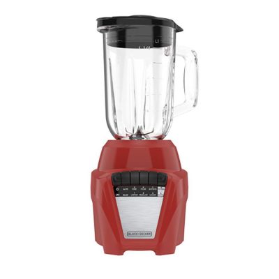 Licuadora Ice Crush con Jarra de Vidrio de 1.25 L 700 W Color Rojo