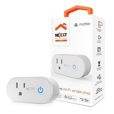 Tomacorriente Inteligente Wi-Fi Matter Smart Plug 15 A Color Blanco