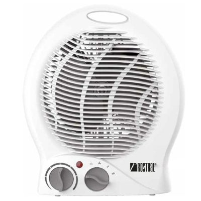 Calefactor y Ventilador 2 en 1 con 2 Temperaturas Color Blanco