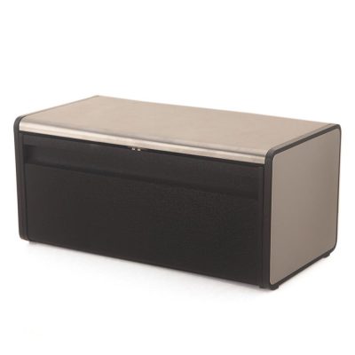 Panera de Acero Inoxidable de 39.5 x 18 x 20.5 cm Color Bronce