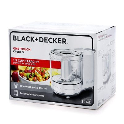 Mini Procesador de Alimentos de 1.5 Tazas Color Blanco