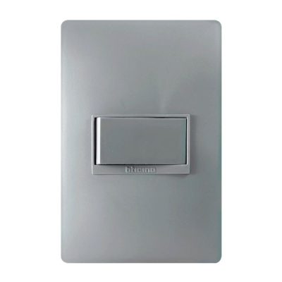 Interruptor Simple de 3 Vías Luzica Grafito 15 A