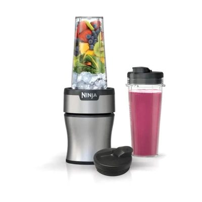 Licuadora Personal Ninja Nutri-Blender BN300 con Vasos Portátiles de Plástico