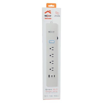 Regleta Smart Nexxt con 4 Tomas + USB y C