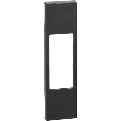 Frontal para Base RJ45 Living Now de 1 Módulo en Color Negro