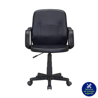 Silla de Oficina Mayer Ajustable Color Negro