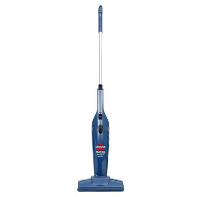 Aspiradora Vertical Alámbrica 3 en 1 de 0.67 Litros Ligera y sin Bolsa para Pisos y Alfombras Color Azul