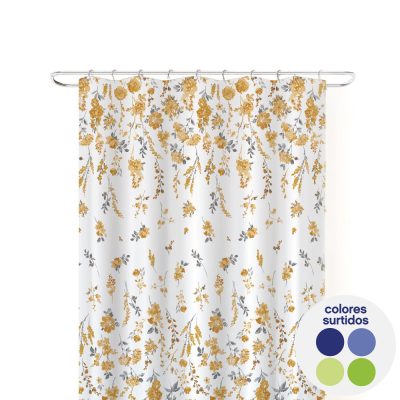 Cortina de Baño 180 x 180 cm Diseños Surtidos