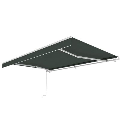 Toldo Retráctil para Ventana Gris 3.95x2.5 M