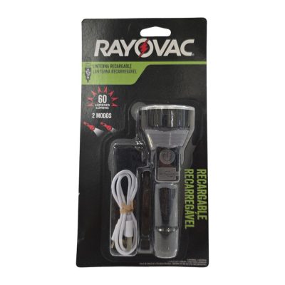 Linterna Recargable de 60 Lúmenes con Cable USB