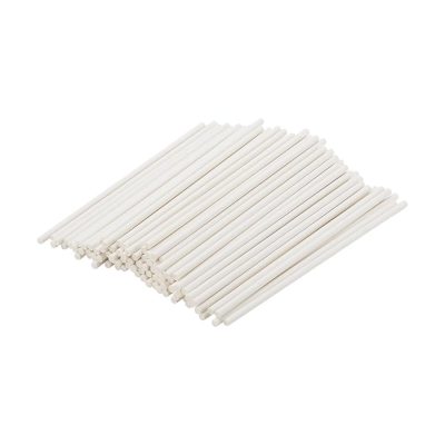 Palitos para Cake Pops Reutilizables de Plástico 15 Cm Blanco, 100 Unidades