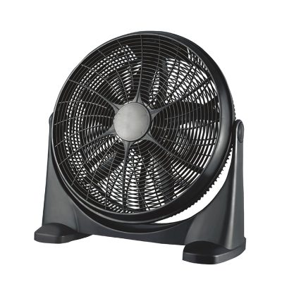 Ventilador de Piso 20 plg de 3 Velocidades Color Negro