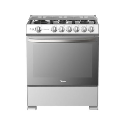 Estufa a Gas de 30 plg con 6 Quemadores Color Gris