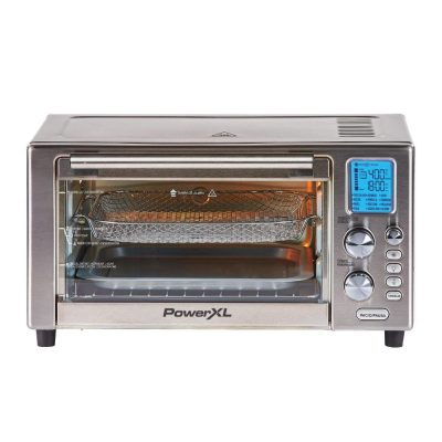 Horno y Freidora de Aire PowerXL 360° Color Plateado