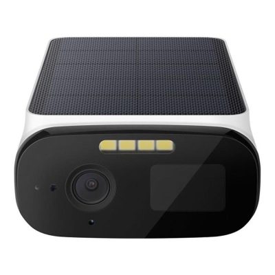 Cámara de Seguridad Inteligente Tipo Bala con Panel Solar para Exterior