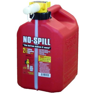 Bidón para Gasolina con con Botón Antiderrame de 2.5 Galones