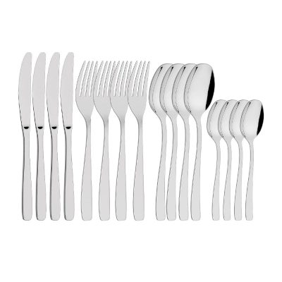 Set de Cubiertos Aria de 16 Piezas de Acero Inoxidable Plateado para 4 Puestos