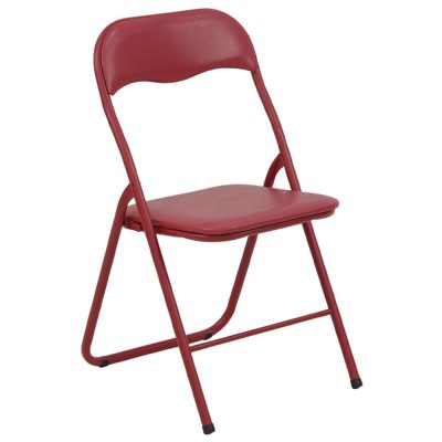 Silla Plegable Fiorella de Metal 44x48x80 cm para Jardín y Exterior, Varios Colores