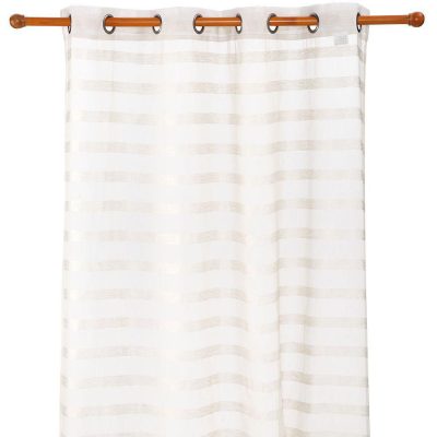 Cortina Voile Jacquard de 140 x 240 Cm - Varios Colores