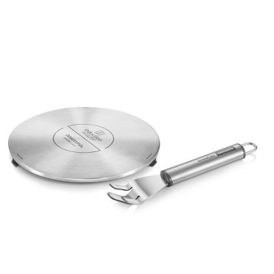 Adaptador para Inducción GrandChef 17 cm de Acero Inoxidable Color Plateado