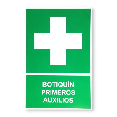 Rótulo Botiquín para Señalización de 30 x 45 cm