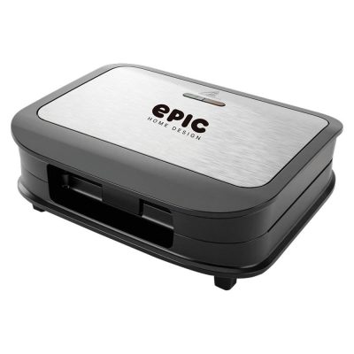 Waflera Eléctrica Epic Antiadherente 700W Modelo EPICW001