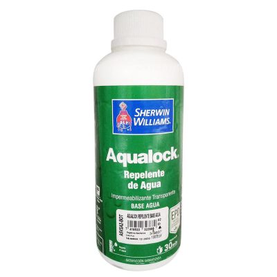 Repelente de Agua Sherwin Williams Aqualock Base Agua Acabado Transparente en Botella