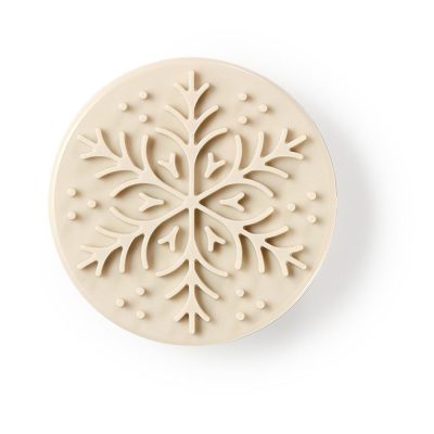 Set de 4 Sellos Delicia para Decoración de Galletas Color Rosado y Beige