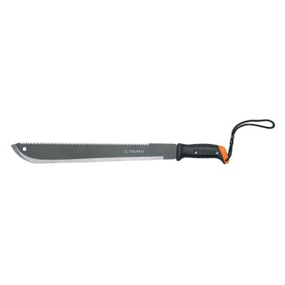 Machete Doble Filo Mango Color Negro 18 Plg