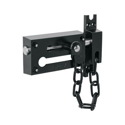 Pasador de Cadena Color Negro Mate para Puerta