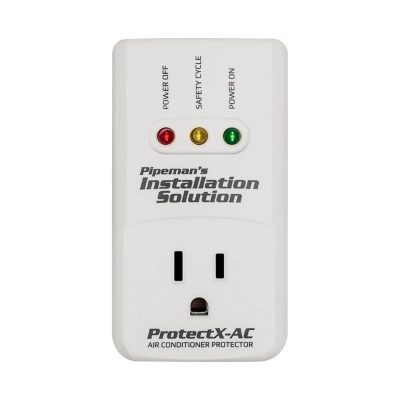 Protector de Voltaje para Aire Acondicionado 1875W con Ciclo de Seguridad y 3 Indicadores LED Blanco