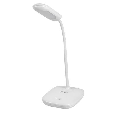 Lámpara de Escritorio LED 5W Volteck Cuello Flexible Color Blanco
