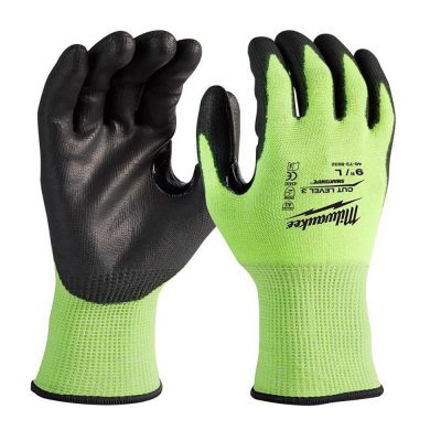 Guantes Anticorte Nivel 3 de Poliuretano Alta Sensibilidad Talla L