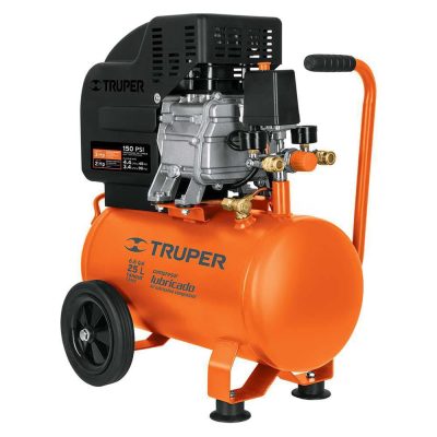 Compresor de Aire Horizontal de 25 L 3 Hp con Presión Máxima de 116 PSI