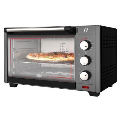 Horno Tostador Convencional de 30 L con 4 Funciones Color Negro