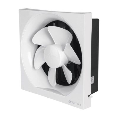 Extractor de Aire Industrial Blanco 10 Plg 38W para Área de 35 m²