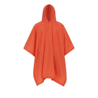 Capa Impermeable de Vinil Naranja Unitalla de 50 x 80 Plg
