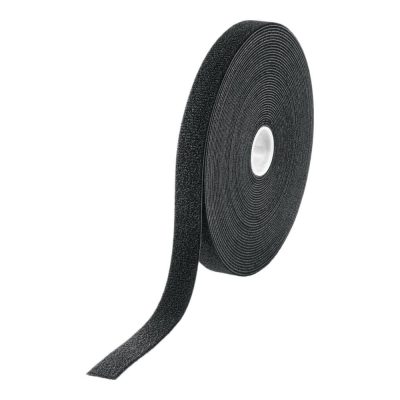 Cinta Reusable de Nylon Contacto Doble 10 m x 14 mm Color Negro